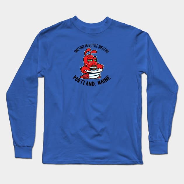 Sheldon the Shellfish Lil' Lob Long Sleeve T-Shirt by wickeddecent